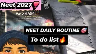NEET Journey Restart: Why I Disappeared for 30 Days + New Study Plan 📖✨#futuredoctor #biology #dream