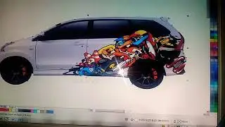 Sticker avanza  decal warna varian