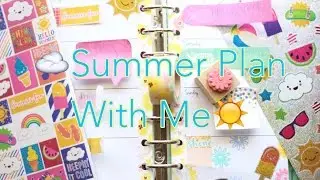 WEEKLY PLAN WITH ME: SUMMER THEME!!!