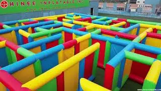 🏃&zwj;♀️ Maze Escape Inflatable 🧭 🌀 Mega Maze Madness 🎉T11-6001 Chinee Inflatables