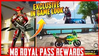 ROYALE PASS M8 INGAME EXCLUSIVE LOOK |  M8 ROYAL ADVENTURE & RP CRATE LEAKS