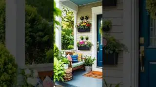 Beautiful Front Porch Decor Ideas #shortsfeed #shorts #ytshorts #youtubeshorts