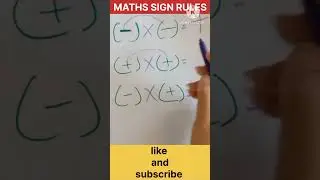 plus minus ka rule/ LAWS OF SIGNS/#integers#negetive#algebra#math#maths