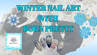 BORN PRETTY REVIEW WITH NAIL ART 💙 Gel Polish 💅 Swatches & Demonstration ✨ Nail Inspo
