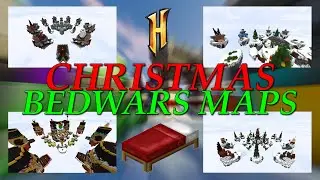 Hypixel released 4 NEW & Returning Christmas Solo & Doubles BedWars Maps!