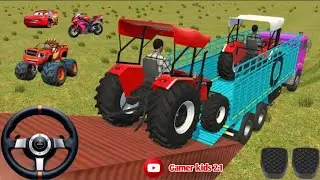 Drive JCB and Unloading Stone From Dumper in Game #jcb #tractor#dumper #truck#gamingvideos