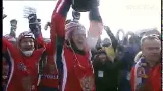Чемпионат мира по хоккею с мячом 2014г.  Финал.  Россия - Швеция.  Голы и лучшие моменты.