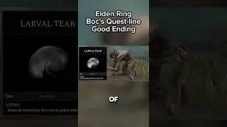 Elden Ring Boc Questline Good Ending 😀 #eldenring #eldenringclips