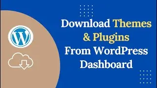 How to Download Theme and Plugins from WordPress Dashboard (Step-by-Step Guide)