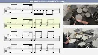 🥁 How To Play - Bitter Sweet Symphony   The Verve   JYDT   Grade 3