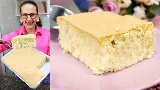 PÃO DE LÓ MAIS FÁCIL DO MUNDO EM 5 MINUTOS! COLOQUEI TUDO NA TIGELA! MELHOR MASSA! - Isamara Amâncio