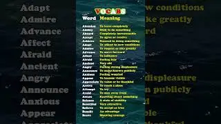 English words meaning #dailyusevocabulary #englishspeakingwords#vocabulary #dailyusewordmeaning