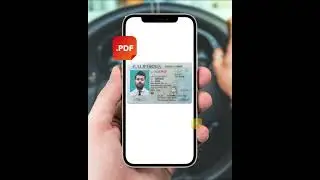 You can even scan your ID Card easily from the car with ScannerLens