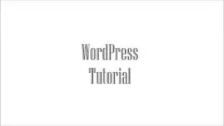WordPress Tutorial part 1.1: MDW Theme Activation