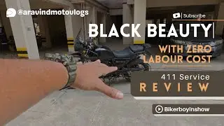 Himalayan 411 Zero labour Cost & parts cost 👍 With AMC Coupon. But Service dhan 😱 #aravindmotovlogs