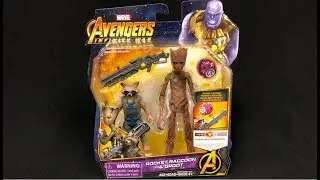 Unboxing Hasbro's Hero Vision Compatible Avengers Infinity War Rocket Raccoon & Groot