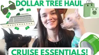 Dollar Tree Cruise Essentials - Shopping Haul of MUST HAVES! 💵⛴️