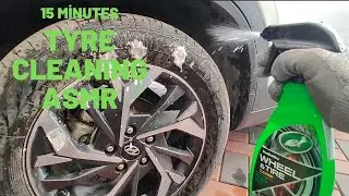 Deep Clean Car Tyre ASMR | Super Satisfying Wheel Wash
