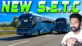Tamilnadu New S. E. T. C Volvo 9600 B11R Bus Driving Ets2  gameplay Tamil on VTG