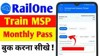 RailOne App Se Monthly Ticket Book Kaise Kare| Railone Local Train Monthly Ticket Booking Kaise Kare