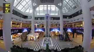 Реклама Brocard на видеоэкране ТРЦ Мост-Сити