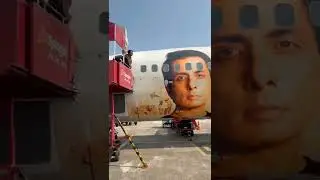 Sonu Sood got a chance to travel in the aeroplane which had his picture on it😎🎥
