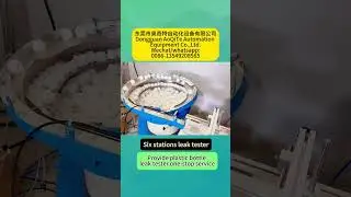 Six head leak tester for cap#cap leak testing machine