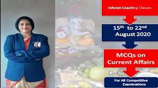 MCQs on15th to 22nd August 2020 Current Affairs By Rashmi Mahapatra