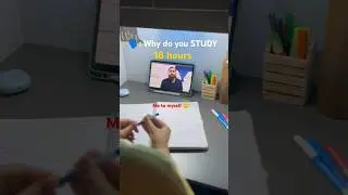 Why Do I Study For 18 Hours?🤯📚#motivation #study #aspirantlife #relateable #neet #exam #topper #pw