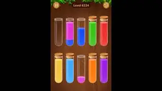 Water Sort - Color Sort Game Level 6221 - 6230 Walkthrough | PuzzleChallenge ✔️