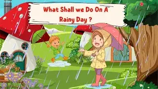 🌧️ RAINY DAY | Fun Indoor Rhyme for Kids | Chrysaellect ☔🎶