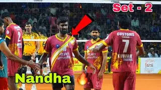 Nandha 🔥BPCL Vs Customs | Set - 2 | Thodupuzha All India Volleyball Tournament 2026