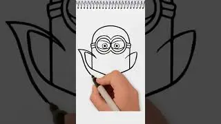 DRACULA MINION Drawing #howtodraw #minions #dracula #vempire #short