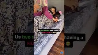 Us after a fight 😂🙈🤷 #husbandwife #viral #couple #shorts #poojakaranbafna