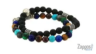 Steve Madden Textured Ball Duo Bracelet Set SKU: 9105315