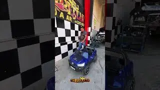 CARRINHO EL&Eacute;TRICO SUSPENS&Atilde;O A AR BUZINA ESPORTIVA FIZEMOS O CHASSI COMPETCAR