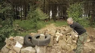 Hultafors Splitting Sledge Review || Heritage Axe in Action || Bushcraft || Woolys World ||
