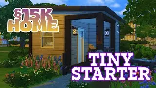 Tiny Starter House for 1 Sim 🏡 | No CC | Sims 4 Build
