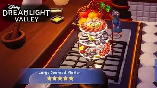 How to make a Large Seafood Platter - Disney Dreamlight Valley