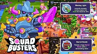 Blazing Light And Barrel Bomb P.E.K.K.A Showdown Gameplay ‼️ Squad Busters