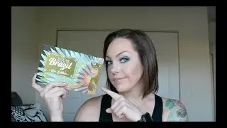 Fun Icy Blue Eyes using the BH Cosmetics Take Me Back to Brazil Rio Edition Eye Shadow Palette
