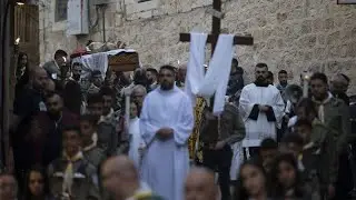 Ostern 2024: Kaum Touristen in der Via Dolorosa in Jerusalem