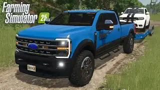 FS25 - 2024 Ford F350 SuperDuty King Ranch - NEW CAR MOD for Farming Simulator 2025 ROLEPLAY