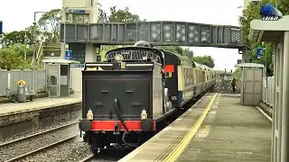 Irish Trains in Clonsilla Station 🚂🚄 Trenuri Irlandeze &icirc;n Stația Clonsilla  - 15 June 2025