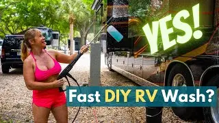 Washing our Entegra Cornerstone - RV Washing Tips