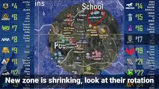 #PUBGMOBIL godly zone rotation by 4AM In MMGC