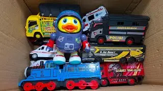 Unboxing Truk Oleng, Bus Telolet, Mobil Polisi, Ambulance, Kereta Api Thomas, Truk Molen 