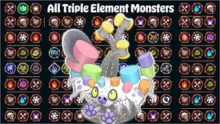 All Triple-Element Monsters - All Common / Rare / Epic | My Singing Monsters