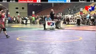 Last Chance Qual. 48 KG: Courtney Martell (Warrior WC) vs. Adreanna Barrera (UC Women)