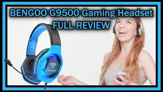 BENGOO G9500 Игровая гарнитура Наушники PS4 Xbox One PC Контроллер ПОЛНЫЙ ОБЗОР С Тестом микрофона